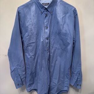 Nautica Men's Button-Down Shirt in Blue